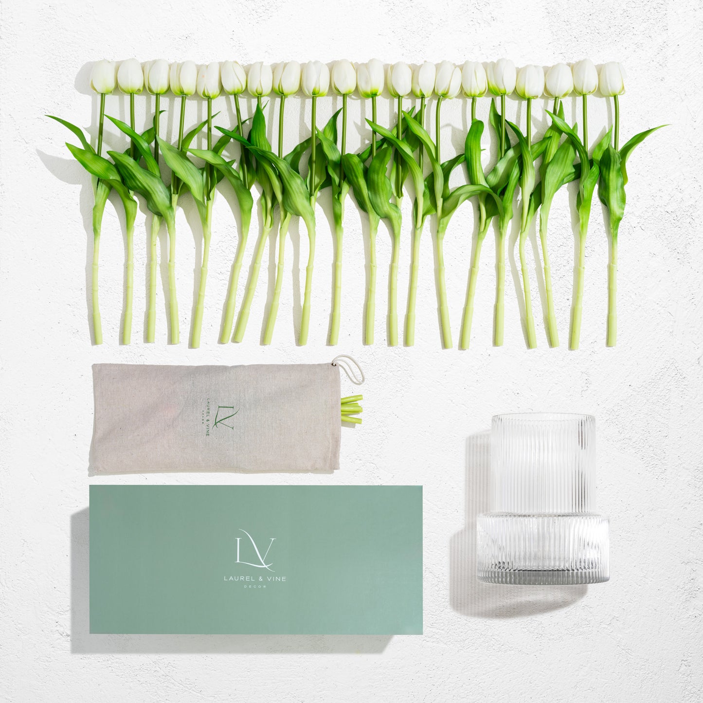 Radiant Blooms- White