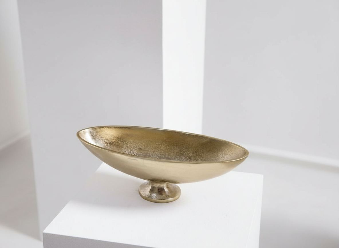 Gilded Chantilly Compote Vase