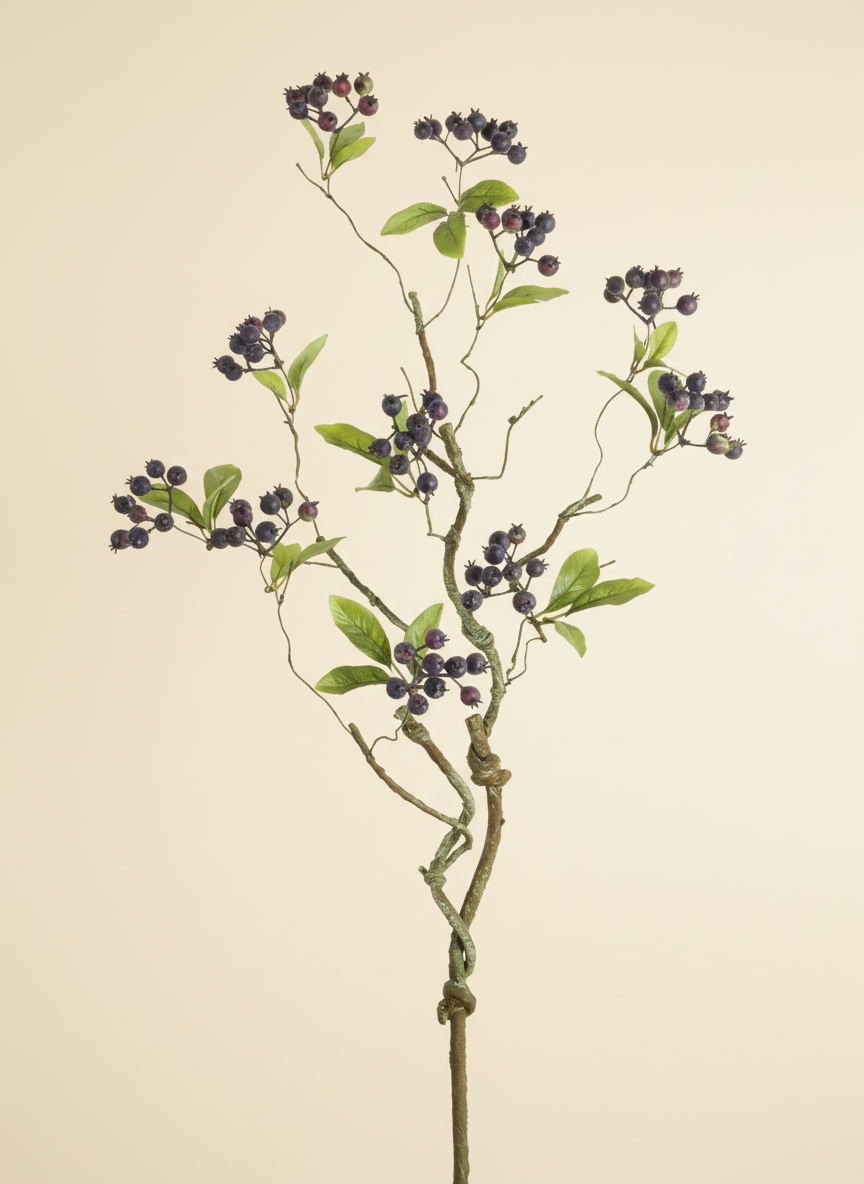 Mother Berry Branch 27" - Deep Purple