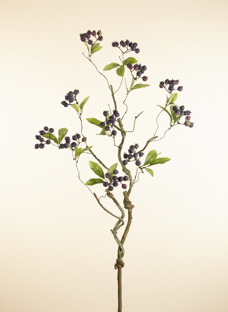 Mother Berry Branch 27" - Deep Purple