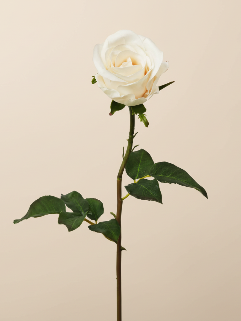 Real Touch Rose Juliet Bud 20.5" - Beige