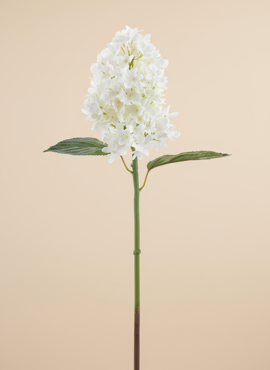 Real Touch Cone Hydrangea 21" - White