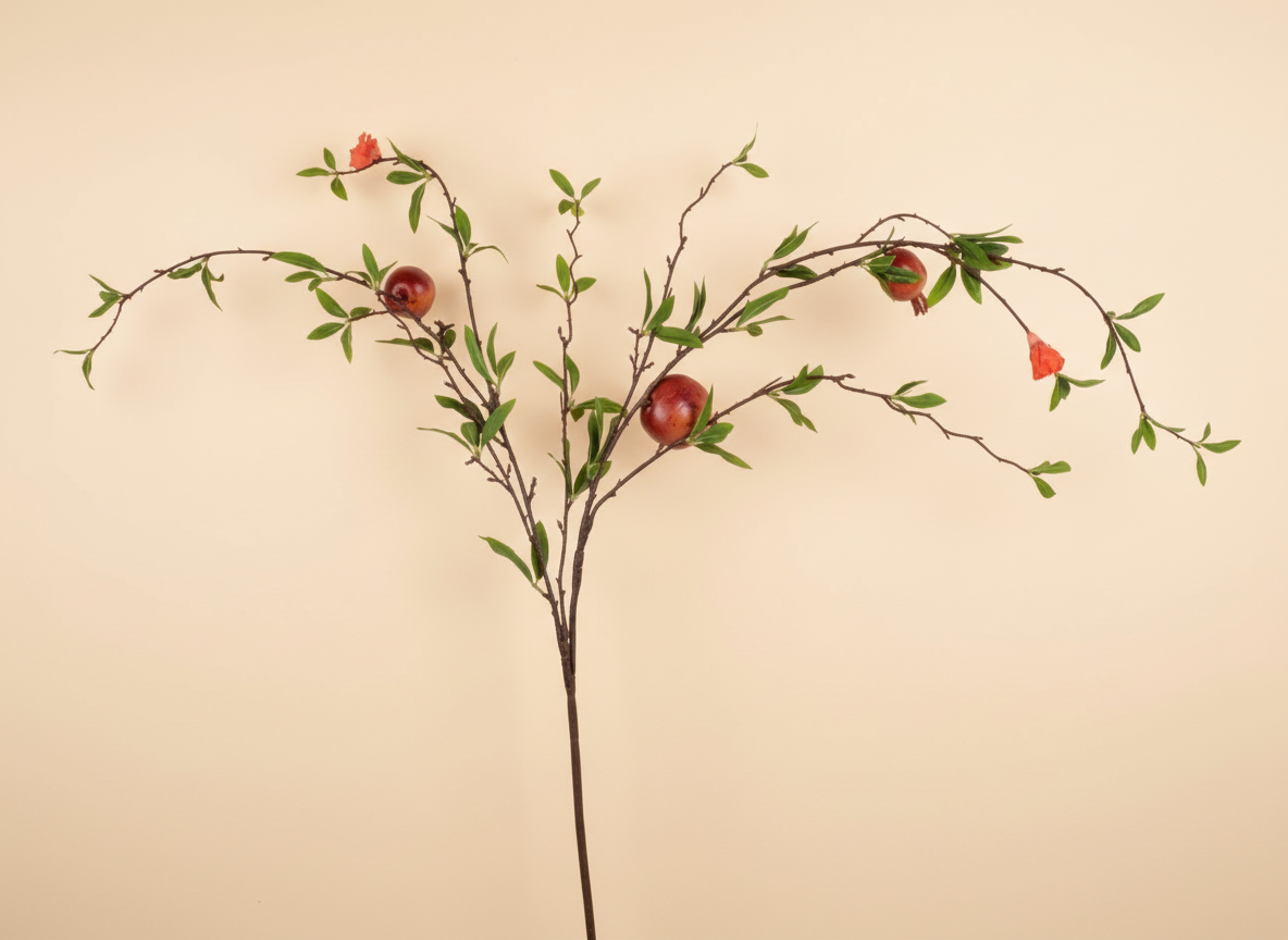 Weeping Pomegranate Branch 51"