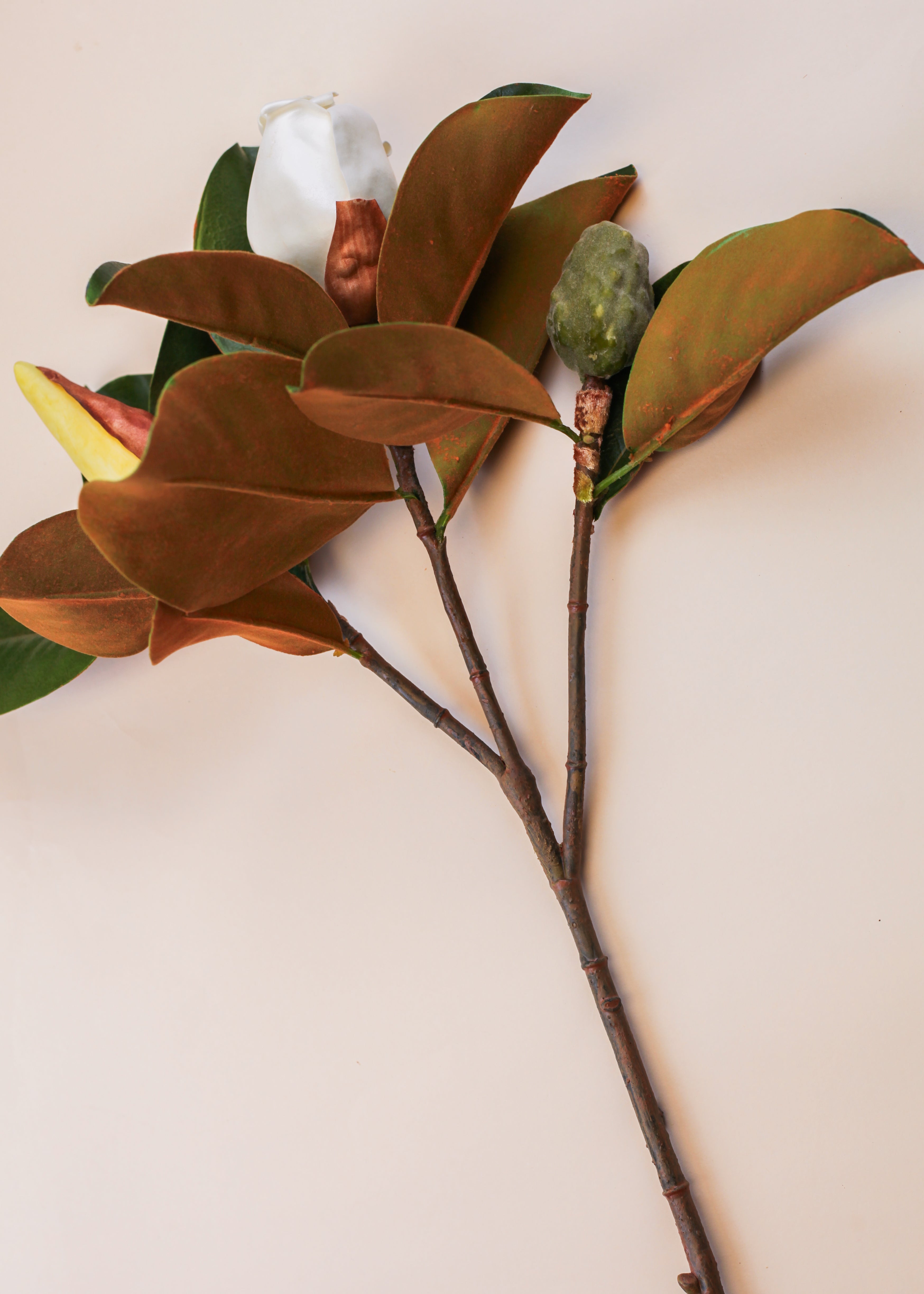 Real Touch Magnolia Bud Branch
