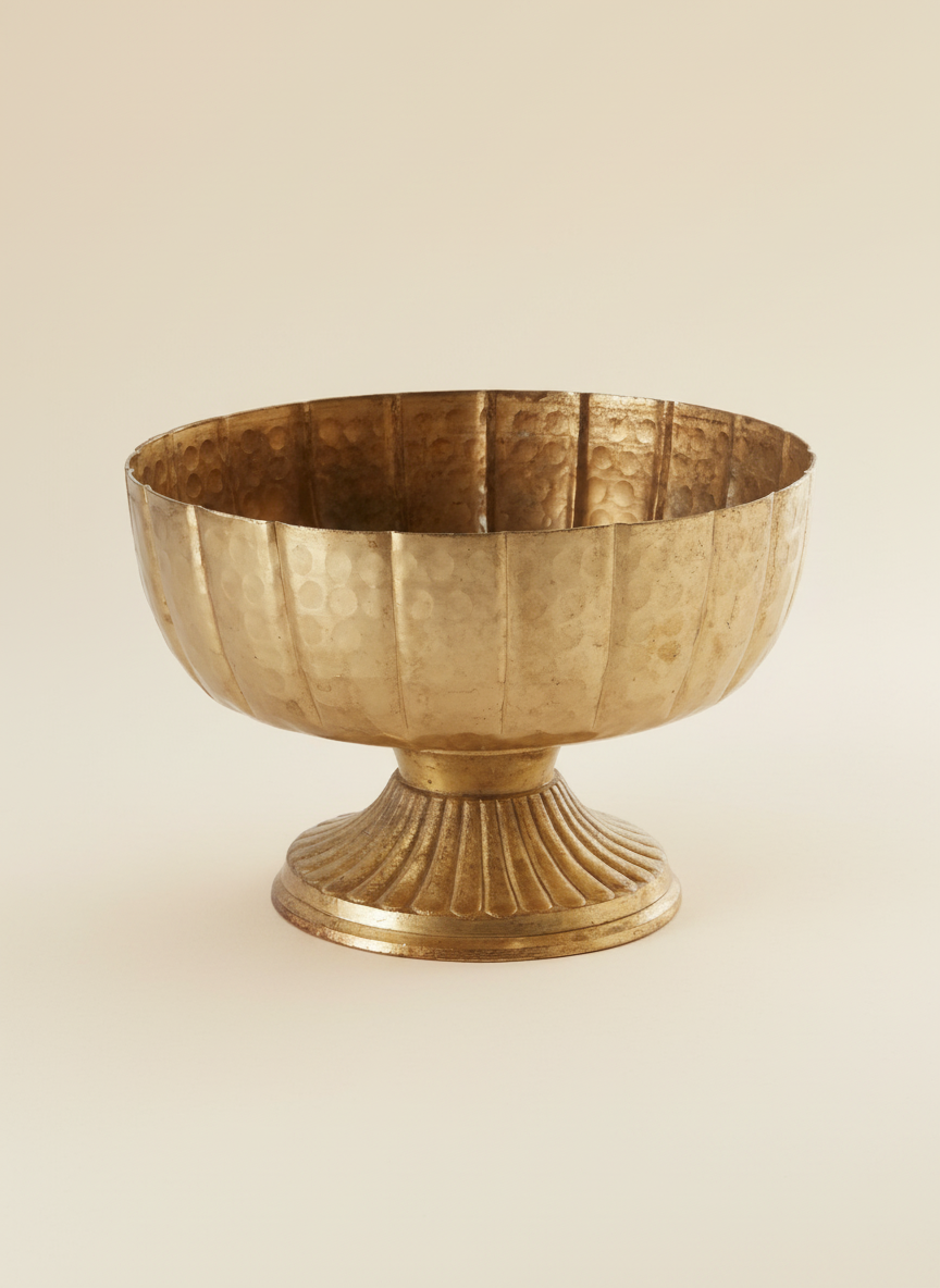 Gilded Doré Compote Vase