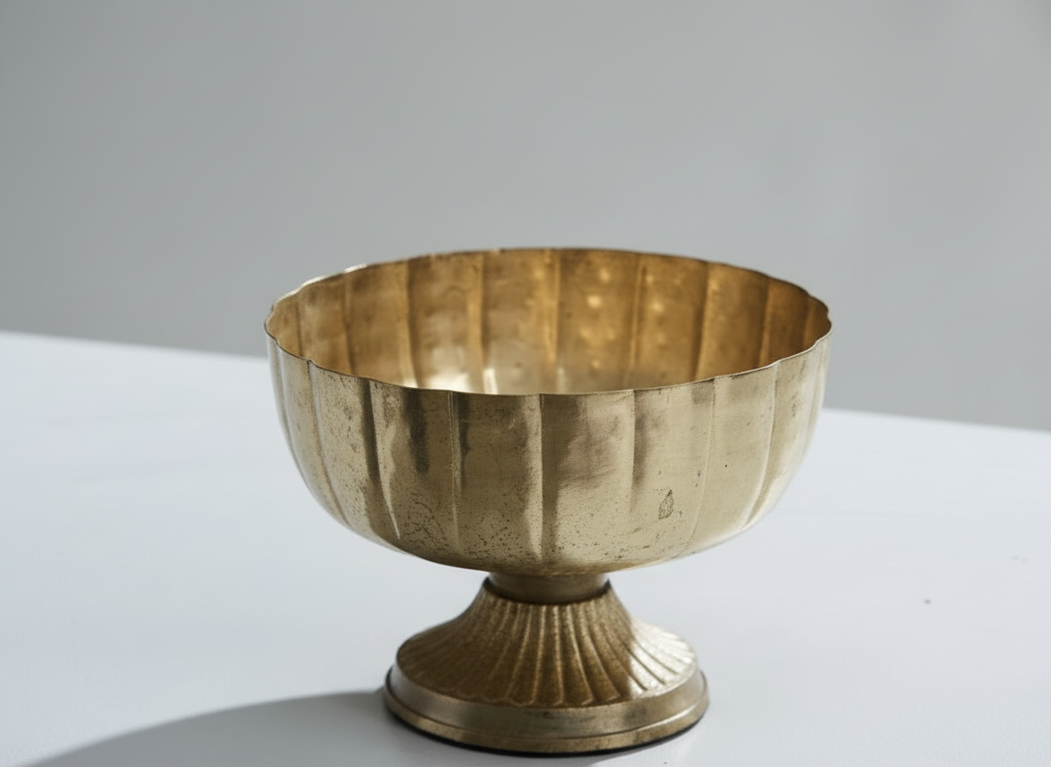 Gilded Doré Compote Vase