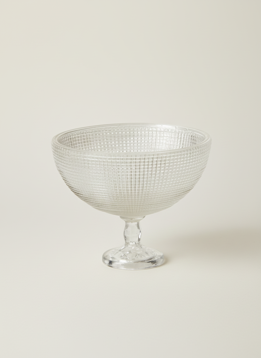 Lumière Glass Compote Vase