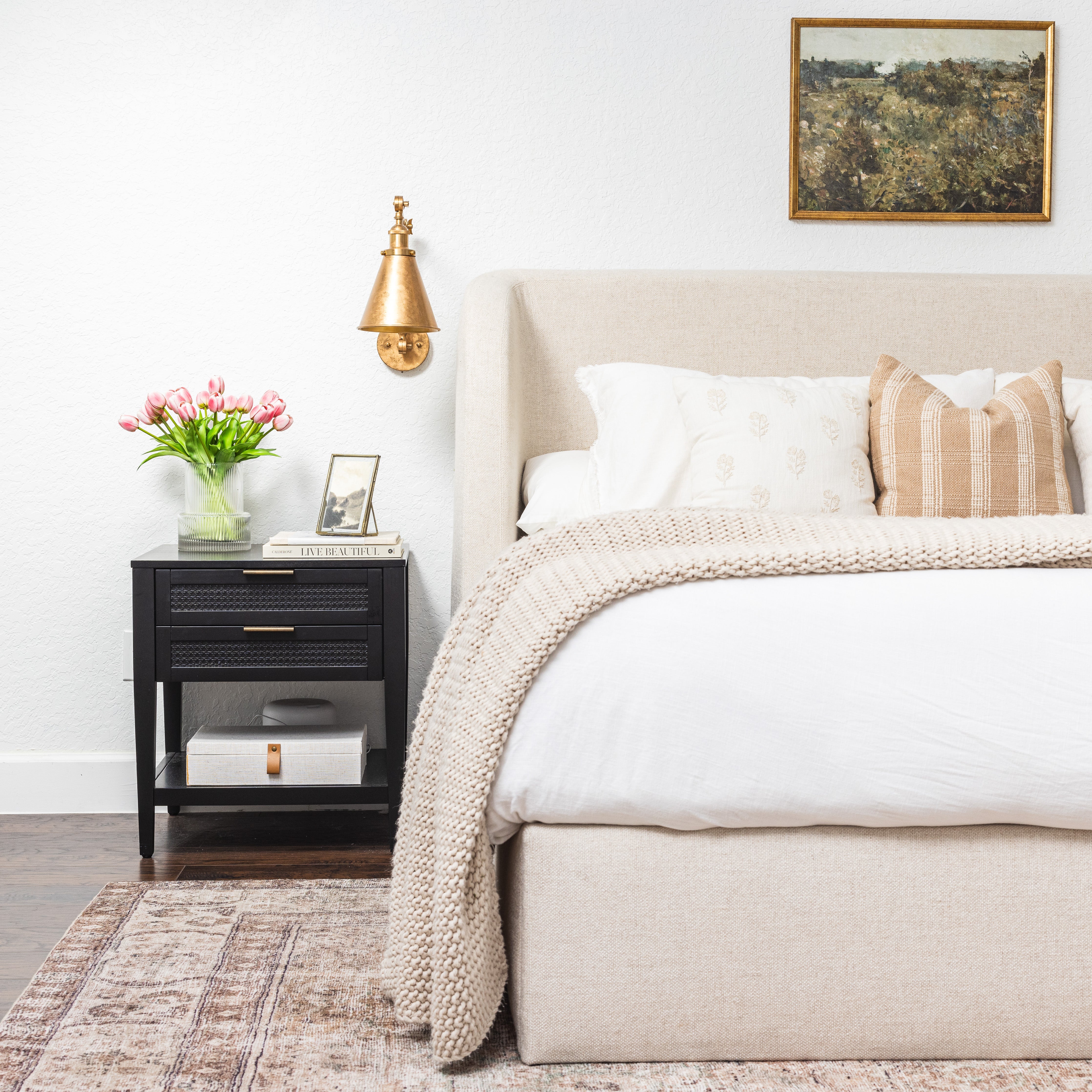 Radiant Blooms- Pink Laurel and Vine 