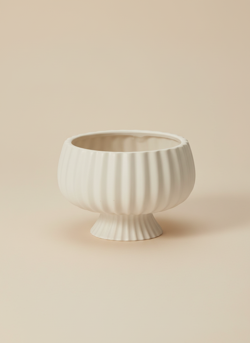 Maison Ivory Compote Vase